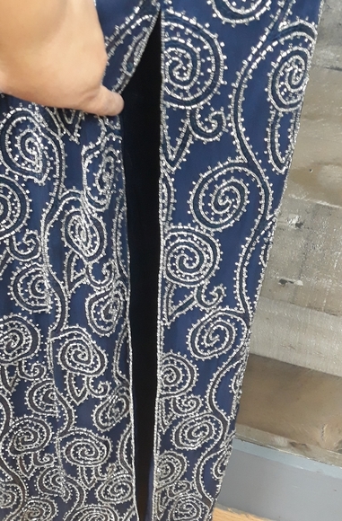 Vintage Niteline Della Roufogali Beaded Long Dress - Picture 4 of 8